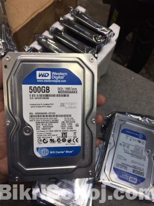 WD Western Digital Blue 500GB HDD For Desktop.